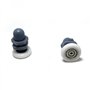 10single Porte de douche coureurs/roues/poulies/guides 23 mm Diamètre