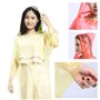 Xrkuu 6 Pièces poncho pluie, Manteaux de poncho pluie imperméable Emballés dans une Boule Porte-clés avec Crochet, Poncho de Plu