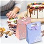 Aruicheng Lot de 12 petits sacs cadeaux en papier kraft multicolores pour anniversaire, mariage, fête, Noël - 16 x 12 x 6 cm