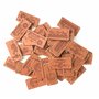 Jurxy 40PCS Étiquette en Cuir PU Vêtements Faits à la Main Étiquette en Relief avec des Trous Tricot d'embellissement Accessoire