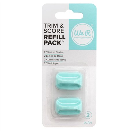 We R Memory Keepers Lot de 2 Lames de Rechange pour débroussailleuse et Tapis - Papier - Version Originale