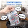 Plumeau Poussiere 50 Pièces Plumeau Poussiere Recharge Kit avec 1 Poignée et 1 Telescopique Produits et Accessoires de Nettoyage