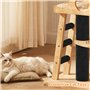 Griffoir Chat Canapé, 200 x 30cm, Protection Canapé Anti-Griffe Tapis Griffoir Chat Autocollant Taille Personnalisée à Faire Soi