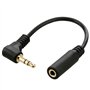 HDMIHOME Câble d'extension audio stéréo mâle vers femelle à angle droit 3