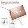 8pcs Etiquettes Bagage en Aluminium - Etiquette Valise Avion avec Cordon Inox - Etiquette Bagage Valise pour Voyage en Avion, Va