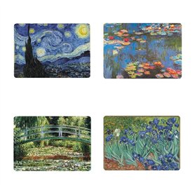 udc Cartexpo - Lot de 4 Sets de Table Tableaux - 42x29cm