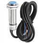 Heschen M18 Capacitif Capteur De Proximité Commutateur, Type De Bouclier, LJC18A3-5-Z/AY, Détecteur 1-5mm, 10-30VDC 200mA, PNP N