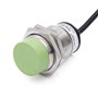 Heschen PR30-15DN2 Capteur de proximité inductif Type cylindrique Détection 15 mm M30 Rond Non blindé 12-24 VDC 3 fils NPN NC (n