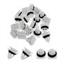 Agrafe Rivets Plastiques pour Honda Civic CRV et Protection de seuil de Moulage à Bascule Coque Coupez Vos Clips