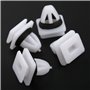 Agrafe Rivets Plastiques pour Honda Civic CRV et Protection de seuil de Moulage à Bascule Coque Coupez Vos Clips,20pcs
