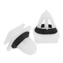 Agrafe Rivets Plastiques pour Honda Civic CRV et Protection de seuil de Moulage à Bascule Coque Coupez Vos Clips,20pcs