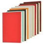 FOCCTS 4 pcs Carnet Ligné/Cahier Medium A5 Journal - Papier de Qualité Supérieure - Carnet de Notes à Couverture Souple Notebook