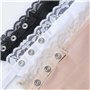 YEKEYI Lot de 8 éléments pour femme en dentelle à clipser - Bleu - Taille Unique