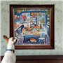 Eeboo - La Cuisine Bleu - Puzzle Adulte 1000 Pièces en Carton illustrant Une Belle Cuisine Bleu - Dimensions 58.5 x 58.5 cm