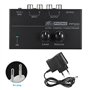 szlsl88 Préampli PP500 Interface phonographe portable Home Audio Stéréo Métal Contrôle électronique du volume Platine disque ave