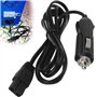 GeKLok Câble d'alimentation de rechange pour glacière de voiture - 2 m - 12 V CC - Noir
