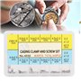 Adaptateur pour fixer le mouvement de la montre Vis de fixation 10 pièces de pièces de montres de différentes tailles Accessoire