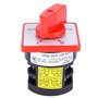 Commutateur rotatif Commutateur à came HZ5-20/4 L02 20A 380V 4KW 6 Bornes 2 positions Commutateur inverseur Pour la conversion d