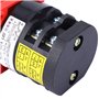 Commutateur rotatif Commutateur à came HZ5-20/4 L02 20A 380V 4KW 6 Bornes 2 positions Commutateur inverseur Pour la conversion d