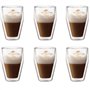 Set 6 verres thermo - BODUM - Titlis - Double paroi - 0.35 l - Transparent