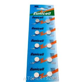 Lot de 10 piles bouton alcalines AG9 G9 LR45 LR936 LR936SW SR936 SR936W SR936SW 394 type