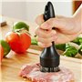 Nizirioo Attendrisseur à viande en acier inoxydable Marteau à viande Passe au lave-vaisselle Ustensiles de cuisine : attendrisse