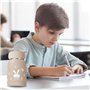 Bouteille isotherme en acier inoxydable pour enfants avec affichage de la température : Nizirioo 320 ml Bouteille d'eau sous vid