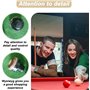 SPORWAY Lot de 50 pointes de queue de billard : pointes de queue de billard vissables 12 mm avec filetage en plastique M8 pour q