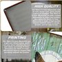 Lot de 5 plaques en tôle rétro avec accessoires : 20 x 30 cm - Pour poulailler - Décoration de ferme - Style maison de campagne 