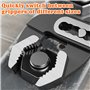 Nizirioo Lot de 2 pinces multiprises professionnelles en acier Cr-V, serrage rapide réglable avec joint coulissant rainuré, pinc