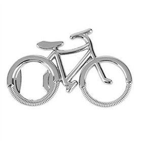 Bluelover Vélo portable créatif bouteille de bière ouvre-porte porte-clés