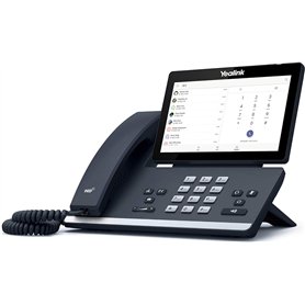 Yealink T56A HD Smart Android Business Téléphone à écran tactile IP filaire Compatible avec Skype Entreprise Noir