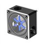 Indicateur de débit, filetage G1 / 4 6 Turbine Indicateur de débitmètre à 3 voies pour système de refroidissement par eau PC, ob