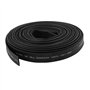 sourcing map Gaine Thermorétractable 8mm Diamètre 2:1 Rapport Tube Thermorétractable Fil Enveloppe 10m Noir