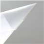 TUKA [10x] Présentoirs de table A5 Paysage, transparent acrylique 2mm d'épaisseur, L-Stand Inclinés Porte-Brochures Porte Menu S