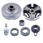 Adefol Embrayage et Jante de pignon Tambour d'embrayage Kit pour Husqvarna 362 365 371 372 XP Pièces de Rechange avec Vis sans F