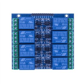 HUABAN Module de relais de couplage optique 8 canaux 5 V avec optocoupleur pour Arduino