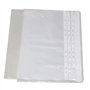 CRYSTAL Pochettes perforées en plastique transparent A4 (254 cm)