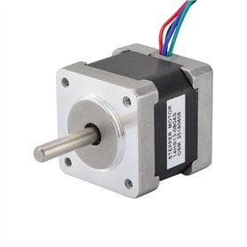 STEPPERONLINE Moteur pas a pas Nema 14 Bipolaire 1.8deg 18Ncm 0.8A 35x35x34mm 4 Fils pour Imprimante 3D