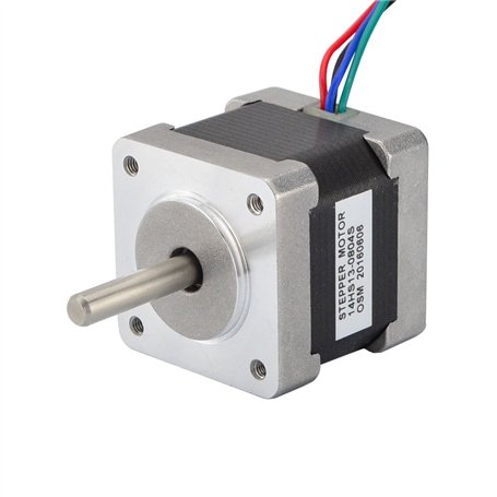 STEPPERONLINE Moteur pas a pas Nema 14 Bipolaire 1.8deg 18Ncm 0.8A 35x35x34mm 4 Fils pour Imprimante 3D