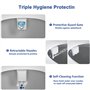 toilette japonaise,Bidet toilette WC Bidet Pulvérisateur Bidet WC alle De Bain avec double buses rétractables autonettoyantes - 