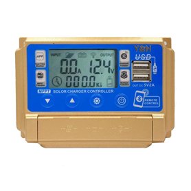 Y&H MPPT Régulateur de charge solaire 30 A 12 V 24 V avec écran LCD