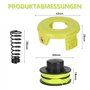 2 mm - Convient pour coupe-bordure Ryobi RLT3025F