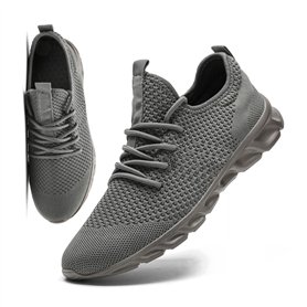 MGNLRTI Basket Homme Chaussure de Sports léger Multisports Sneakers Running Outdoor Training Gym Tennis Jogging Homme Grise Mode
