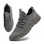 MGNLRTI Basket Homme Chaussure de Sports léger Multisports Sneakers Running Outdoor Training Gym Tennis Jogging Homme Grise Mode