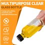 Lot de 12 60ml Mini Bouteille Verre, Verre Shooter, Petite Bouteille en Verre, Mini Bouteille Shooter Verres à Liqueur pour Jus,