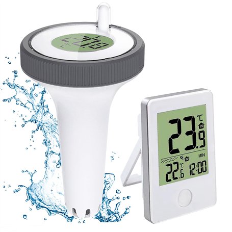 Thermomètre Piscine Flottant Sans Fil