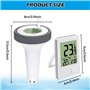 Thermomètre de Piscine Numérique avec écran LCD