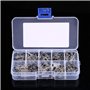 200pcs 10 valeurs Diodes électroniques Kit d'assortiment de diodes de redressement 1N4001~1N4007 1N5817~1N5819