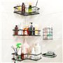 KOOSREEL 5 Pièces Étagère de Douche sans Percage